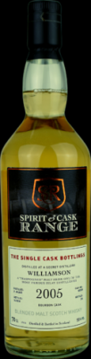 Williamson 2005 Wx Spirit & Cask Range #800308 55% 700ml