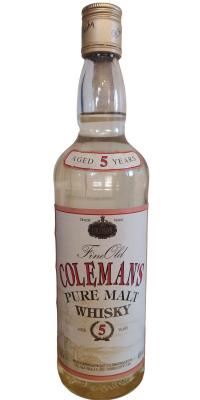 Coleman's 5yo Fine Old Pure Malt Whisky 40% 700ml