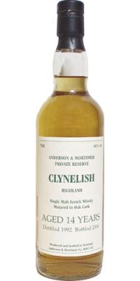 Clynelish 1992 A&M Private Reserve Oak Cask 46% 700ml