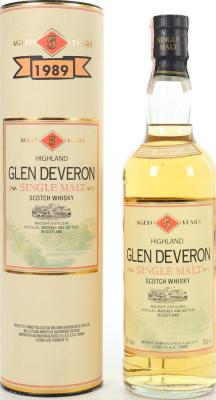 Glen Deveron 1989 Martini & Rossi Import 40% 700ml