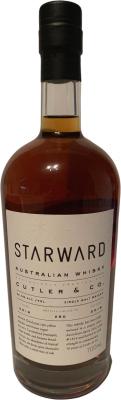 Starward 2016 Single Cask Apera #1839 Cutler & Co 56.5% 700ml