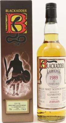 Glenrothes 1989 BA Raw Cask 22yo Refill Hogshead #30598 57.2% 700ml