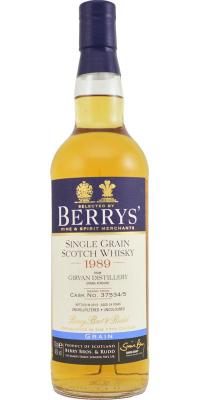 Girvan 1989 BR Berrys 37534/5 46% 700ml