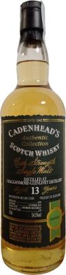 Cragganmore 1999 CA Authentic Collection Bourbon Hogshead 54.5% 700ml