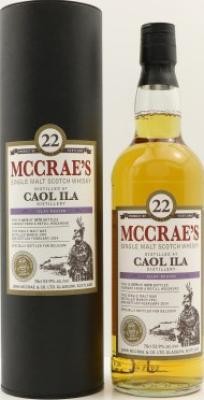 Caol Ila 1991 JMC McCrae's Refill Hogshead 53.9% 700ml