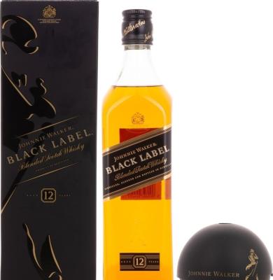 Johnnie Walker Black Label Blended Scotch Whisky Giftbox With Ice Tray 12yo 40% 700ml