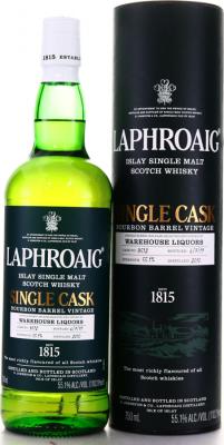 Laphroaig 2010 Single Cask Bourbon Barrel Vintage #3512 Warehouse Liquors 55.1% 750ml