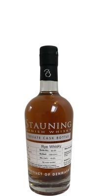 Stauning 2016 Rye Private Cask Bottling New American Oak 40% 500ml