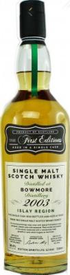 Bowmore 2003 ED 1st Editions Refill Barrel HL 17811 58.4% 700ml