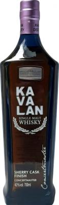 Kavalan Concertmaster Sherry Cask Finish 40% 700ml