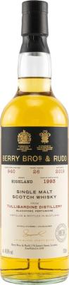 Tullibardine 1993 BR #940 48.9% 700ml