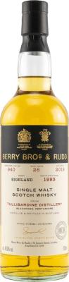 Tullibardine 1993 BR #940 48.9% 700ml