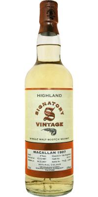 Macallan 1997 SV Vintage Collection Oak Hogsheads 912 + 13 43% 700ml