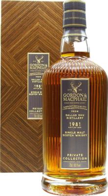 Dallas Dhu 1981 GM Private Collection #1162 60.1% 700ml