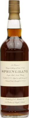 Springbank 1979 LR Refill Sherry Cask 260 47.8% 700ml