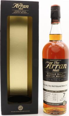 Arran 2011 Private Cask Sherry Hogshead 2011/2640 59.2% 700ml