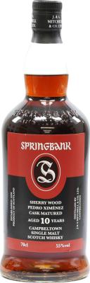 Springbank 10yo Sherry Wood Pedro Ximenez Cask Matured 55% 700ml