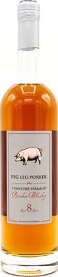 Peg Leg Porker 8yo Tennessee Straight Bourbon Whisky New Charred Oak Barrels Lot 2 45% 750ml