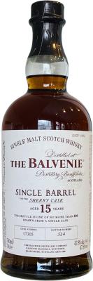 Balvenie 15yo Single Barrel Sherry Cask #17305 47.8% 700ml