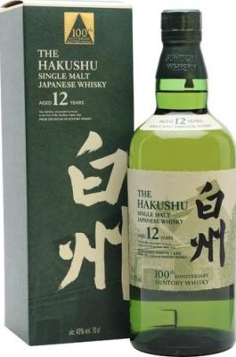 Hakushu 12yo Suntory 100th Anniversary Edition 43% 750ml