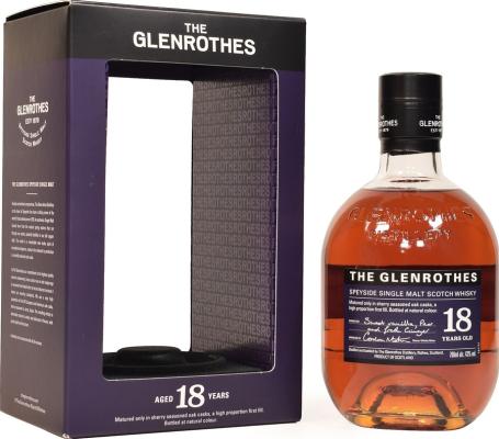 Glenrothes 18yo The Soleo Collection Sherry Seasoned Oak 43% 700ml