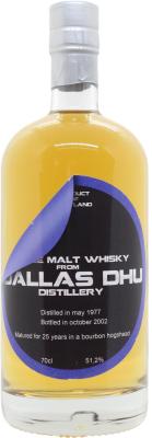 Dallas Dhu 1977 UD Single Malt Whisky Bourbon Hogshead Private Bottling 51.2% 700ml