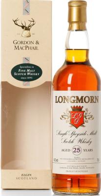 Longmorn 25yo GM Licensed Bottling 40% 700ml