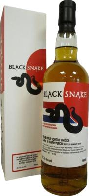 Black Snake 3rd Venom for The Netherlands Oloroso Sherry Cask Finish VAT No. 10 Whisky Import Nederland 58.7% 700ml