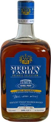 Medley Family Private Selection Barrel Proof New American Oak Barrel 10 of 11 64.75% 750ml