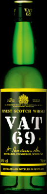 Vat 69 Finest Scotch Whisky UDV Deutschland GmbH Rudesheim 40% 700ml