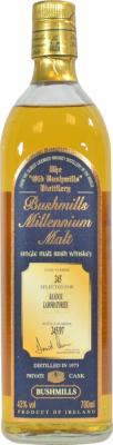 Bushmills 1975 Millennium Malt Cask no.245 Selected for Randox Laboratories 43% 700ml