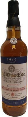 Tullibardine 1973 Vintage Hogshead 2515 48.5% 700ml