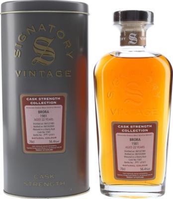 Brora 1981 SV Cask Strength Collection Sherry Butt #1561 56.4% 700ml