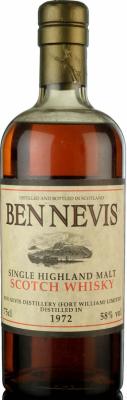 Ben Nevis 1972 Fort William Limited Oak Cask 58% 750ml