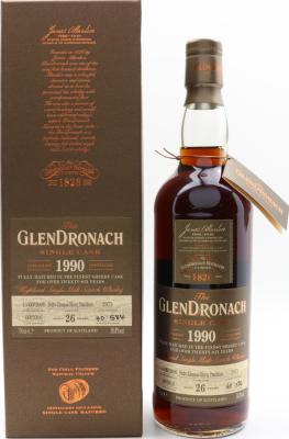 Glendronach 1990 Single Cask Batch 14 Pedro Ximenez Sherry Puncheon #2973 50.8% 700ml