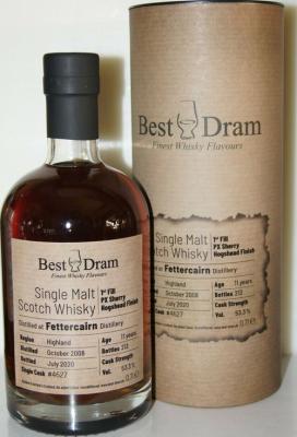 Fettercairn 2008 BD #4627 53.3% 700ml