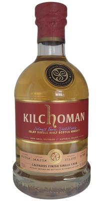 Kilchoman 2014 Bourbon Calvados finish La Societe des alcools du Quebec saq 56.4% 700ml