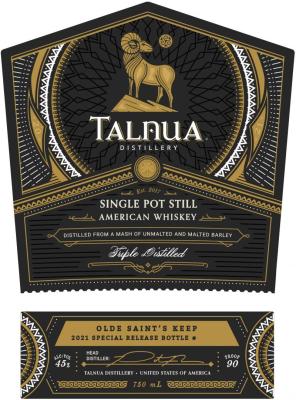 Talnua Olde Saint's Keep 45% 750ml