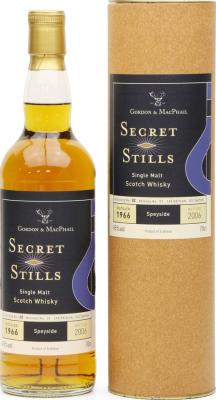 Cragganmore 1966 GM Secret Stills 2.1 Sherry Hogsheads 1450 + 51 45% 700ml