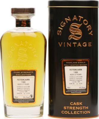 Fettercairn 1988 SV Cask Strength Collection #1999 55.2% 700ml