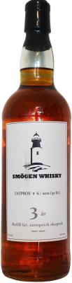 Smogen 3yo Refill european oak 30liter 6/2010 Daracha AS 60% 700ml