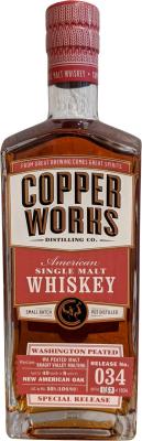 Copperworks American Single Malt Whisky 52% 750ml