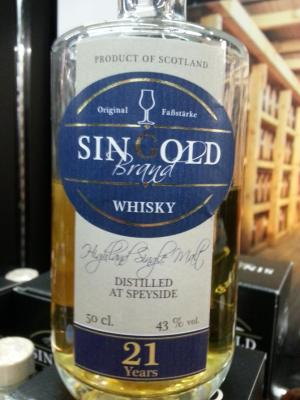 Speyside Distillery 21yo SIN 43% 500ml