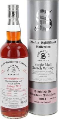 Edradour 2014 SV The unchillfiltered collection 1st fill Sherry Butt 58.8% 700ml