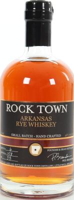 Rock Town Arkansas Rye Whisky Small Batch 46% 750ml