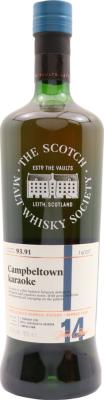 Glen Scotia 2003 SMWS 93.91 Campbeltown karaoke 14yo Refill Ex-Bourbon Hogshead 56.4% 700ml