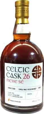 Celtic Cask 2005 Fiche Se 26 #1314 46% 700ml