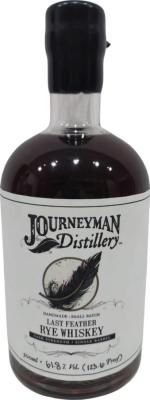 Journeyman Distillery Last Feather Rye Single Barrel Cask Strength 61.8% 500ml