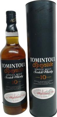 Tomintoul 10yo Green Label 40% 700ml