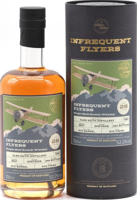 Glen Keith 1993 AWWC Infrequent Flyers 28yo Rye Barrel #4827 52.2% 700ml